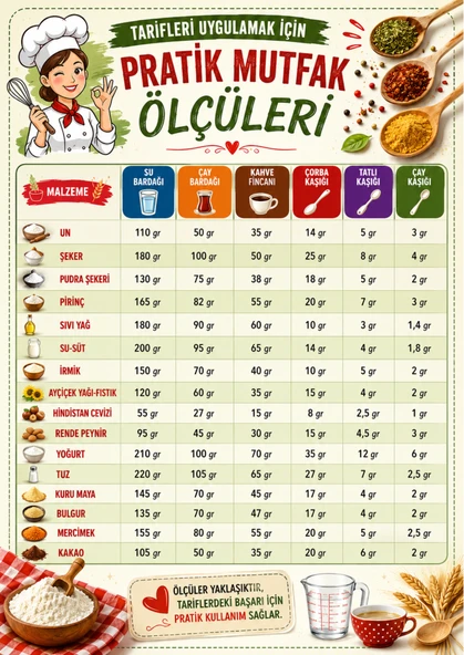 RENKLİ YEMEK TARİF DEFTERİ - Resim 5
