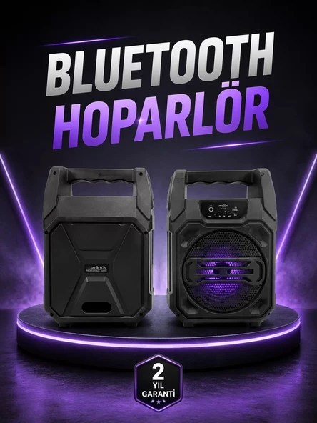 Nevamel® 6.5 İnç Kablosuz Hoparlör Bluetooth Bağlantılı Yüksek Ses ürün görseli 1