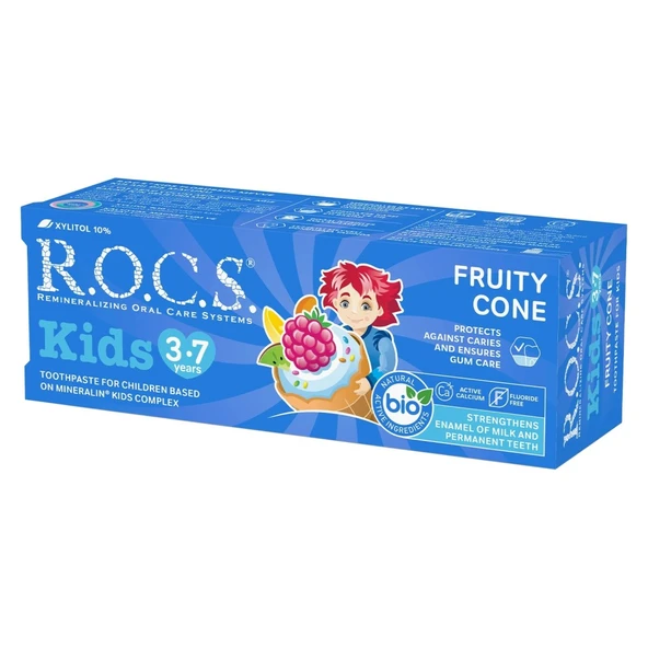 .Kids Diş Macunu 3-7 Yaş 35 ml Meyve Külahı ürün görseli 1