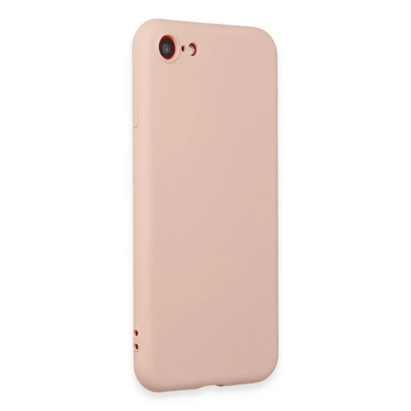 Apple İphone 7 Kılıf First Silikon - Pudra - Resim 2