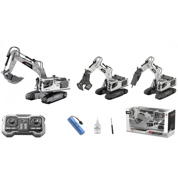 4D-E3 METAL DEĞİŞEBİLEN 3 BAŞLIKLI DUMAN ATAN İŞ MAKİNASI ürün görseli 1