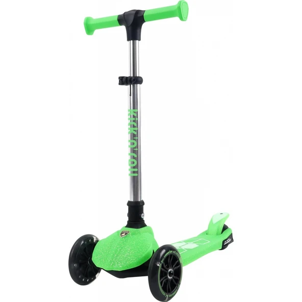 L5JELLY-G LAMBORGHİNİ LİSANSLI PARILTI IŞIKLI SCOOTER YEŞİL ürün görseli 1
