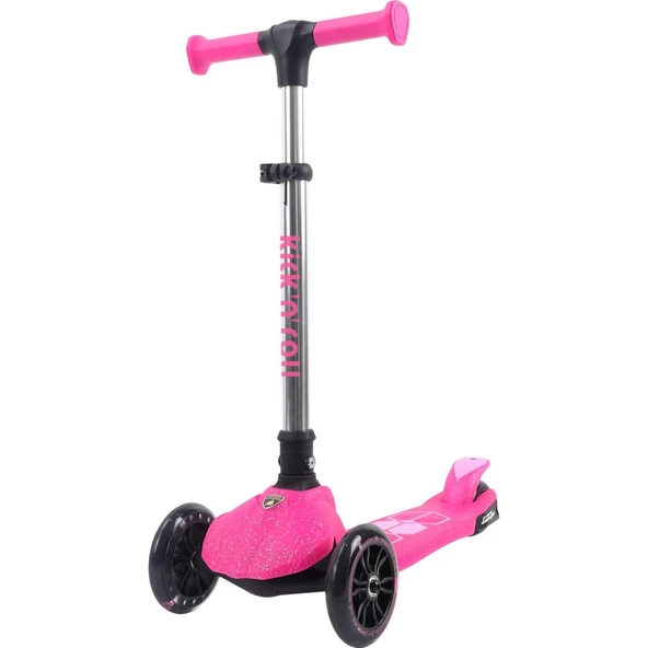 L5JELLY-P LAMBORGHİNİ LİSANSLI PARILTI IŞIKLI SCOOTER PEMBE ürün görseli 1