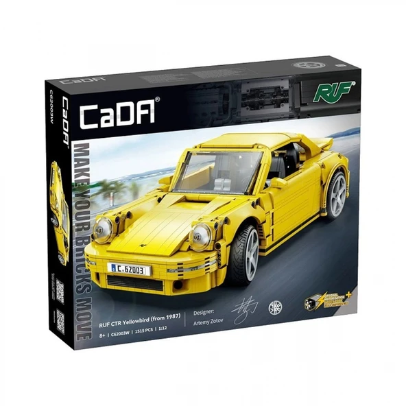 C62003W CADA RUF CTR Yellowbird Blok Seti 1515 Parça -Vagon life ürün görseli 1