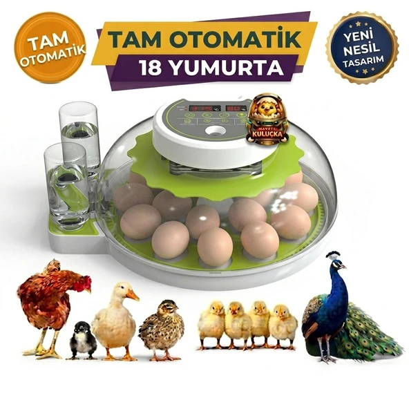18 Yumurta Kapasiteli Tam Otomatik Kuluçka Makinesi ürün görseli 1