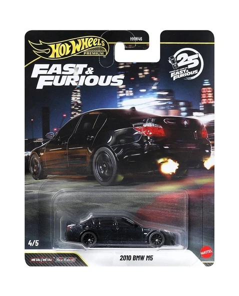 HOT WHEELS Premium Series 25.Yıl Özel Fast & Furious 2010 BMW M5 HNW46 - JHW62 ürün görseli 1