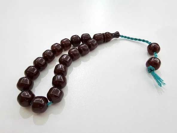 Han Faturan Hasan Ayhan Efe Bilek Boy Sıkma Kehribar Tesbih 13 x 12,5 mm Kapsül Kesim ürün görseli 1