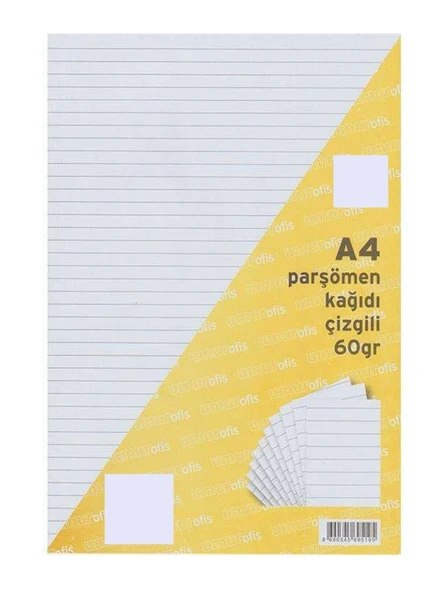 Çınar Parşomen Kağıdı A4 Çizgili kağıt 60lı ürün görseli 1