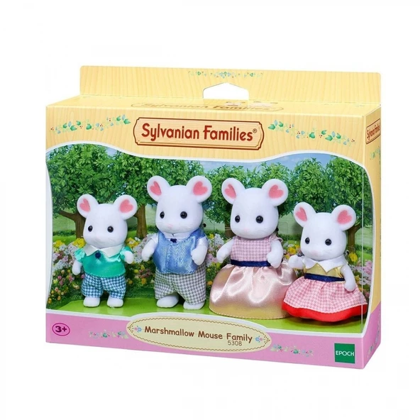 5308 Sylvanian Families, Marshmallow Fare Ailesi , +3 yaş ürün görseli 1