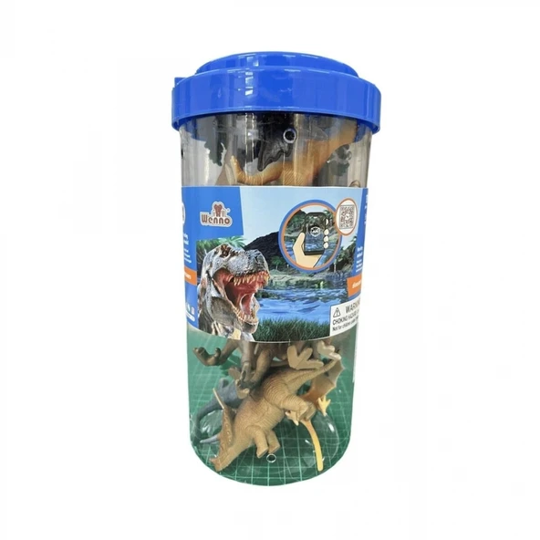 SH-6434 13PCS DİNOZORLAR 2LİTRE KOVADA ürün görseli 1
