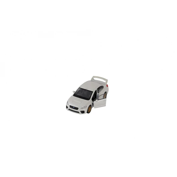 43693 WELLY DIE CAST PULL BACK SUBARU WRX - Resim 3