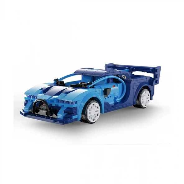 C51073W CADA BLUE RACE CAR 325 PARÇA BLOCK OYUNCAK ürün görseli 1