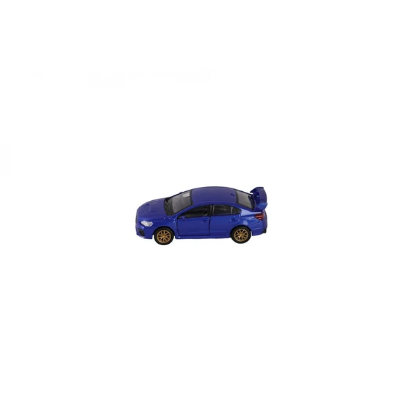 43693 WELLY DIE CAST PULL BACK SUBARU WRX - Resim 4