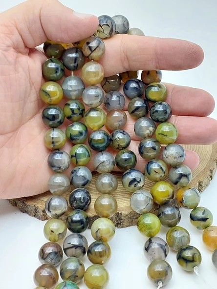 Akik Taşı Dizi 14mm (62158) ürün görseli 1