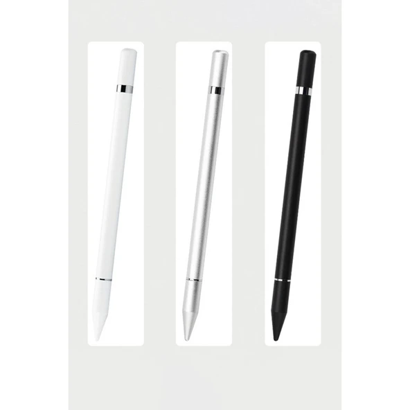 Dokunmatik Stylus Kalem Pen 110 - Beyaz - Resim 5