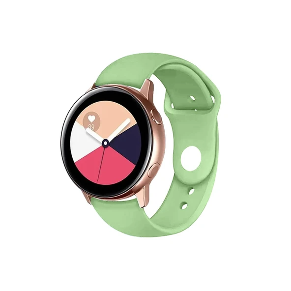 Watch 20mm Klasik Kordon (SAAT DEĞİLDİR) - Açık Yeşil ürün görseli 1