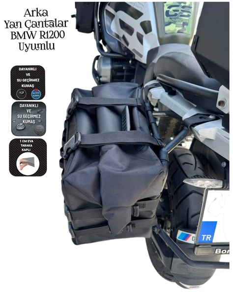 Sevbags Molle Model Arka Yan Çantaları bmw r1200 uyumlu ürün görseli 1