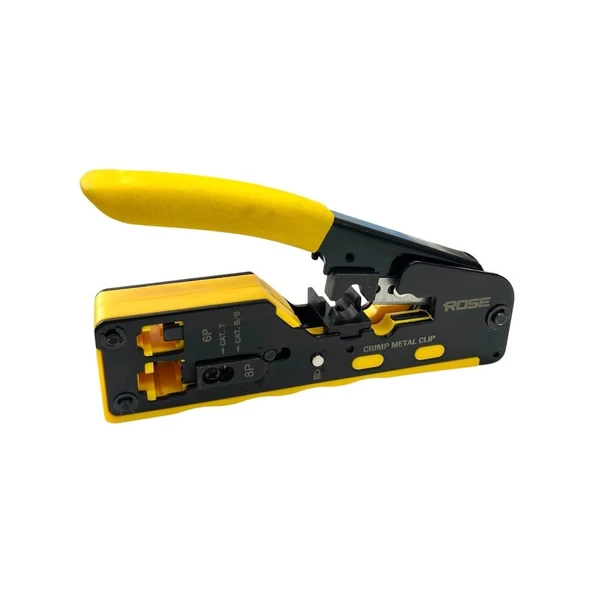 RC-812 Cat5/cat6/cat7 EZ-RJ45-RJ11 Konnektör Sıkma Pensesi ürün görseli 1