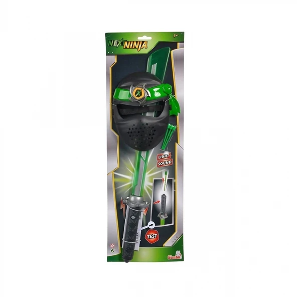 108042238 NEXT NİNJA SWORD AND MASK GREEN ürün görseli 1