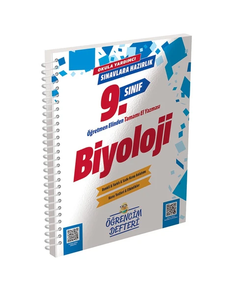 9.Sınıf Biyoloji Öğrencim Defteri Murat Eğitim Yayınları ürün görseli 1