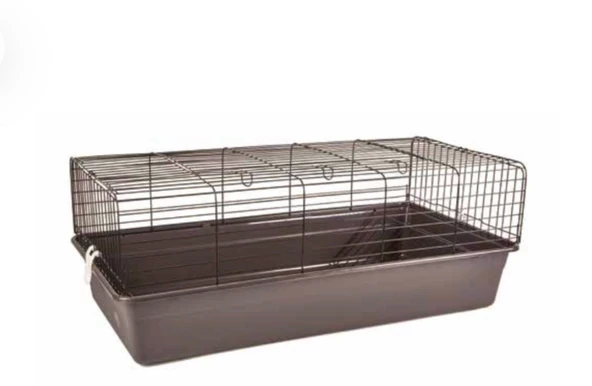 İKİ KAPILI TEL TAVŞAN KAFESİ 51X31X33 (y) ürün görseli 1