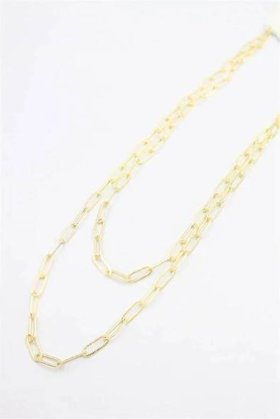 Zincir Kolye-90cm - Altın ürün görseli 1