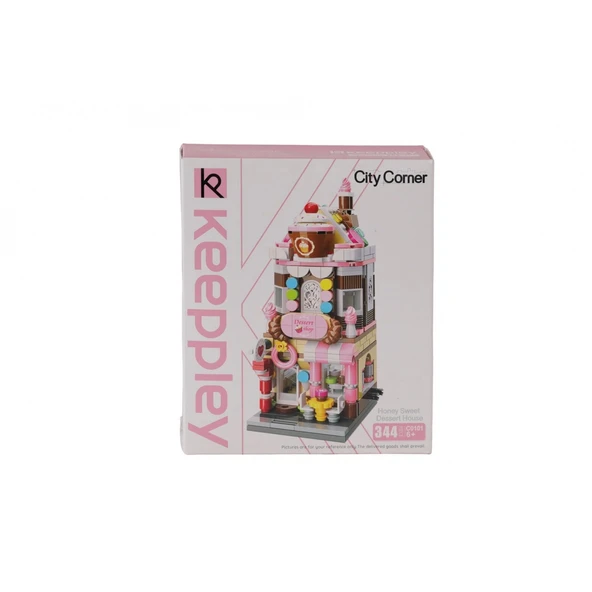 KP0101 KEEPPLEY TATLI DÜKKANI 344 PARÇA BLOCK OYUNCAK ürün görseli 1