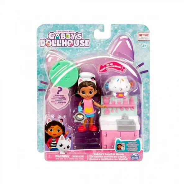 36525 SUN-SPM-FİGÜR SET GABBY S DOLLHOUSE AKTİVİTE BEBEKLERİ 3A. ürün görseli 1
