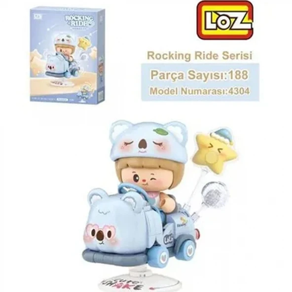 LZ-4304 LOZ KOALA SALLANMA SÜRÜŞÜ 188 PARÇA BLOCK OYUNCAK ürün görseli 1