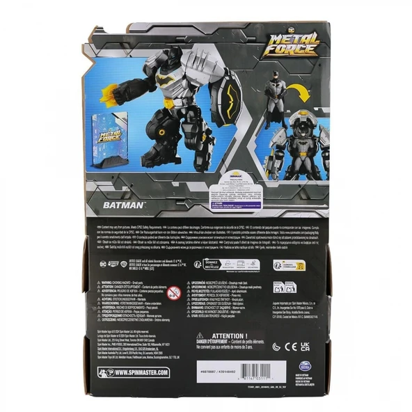 6070887 31111 DC Metal Batman Force Figür Seti - Resim 4