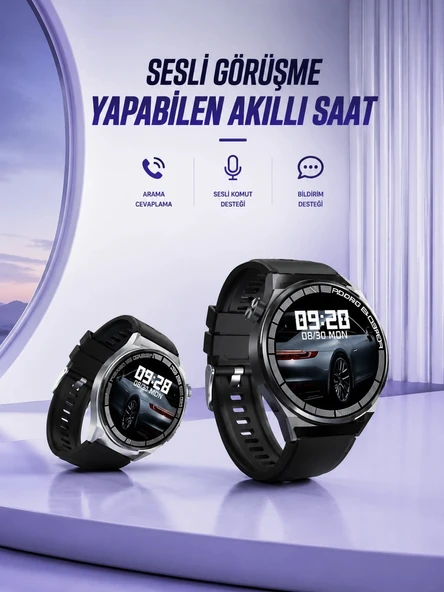 GT8 AKILLI SESLİ GÖRÜŞME YAPABİLEN SAAT ürün görseli 1