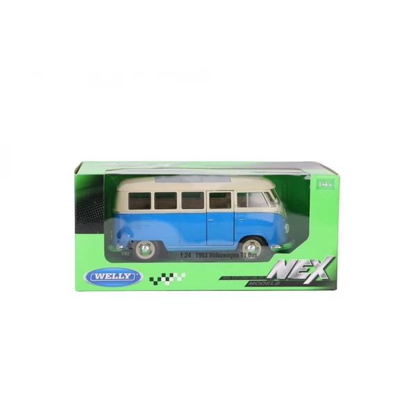 22095 WELLY 1 24 1963 VOLSWAGEN T1 BUS 12 ürün görseli 1