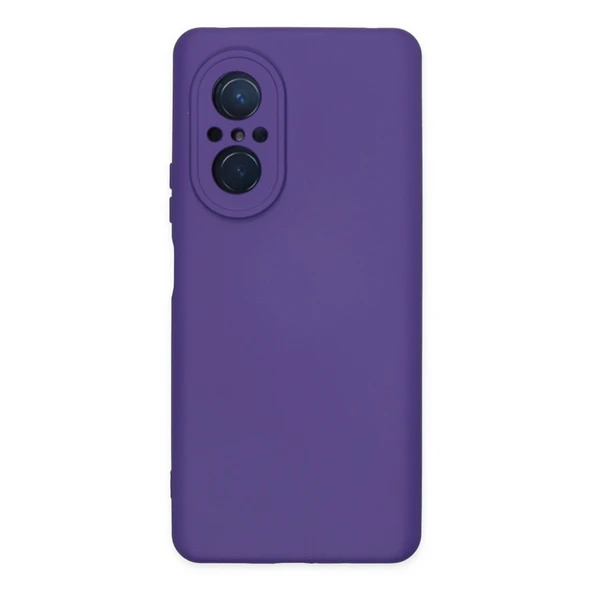 Huawei Nova 9 Se Kılıf Nano İçi Kadife Silikon - Mor ürün görseli 1