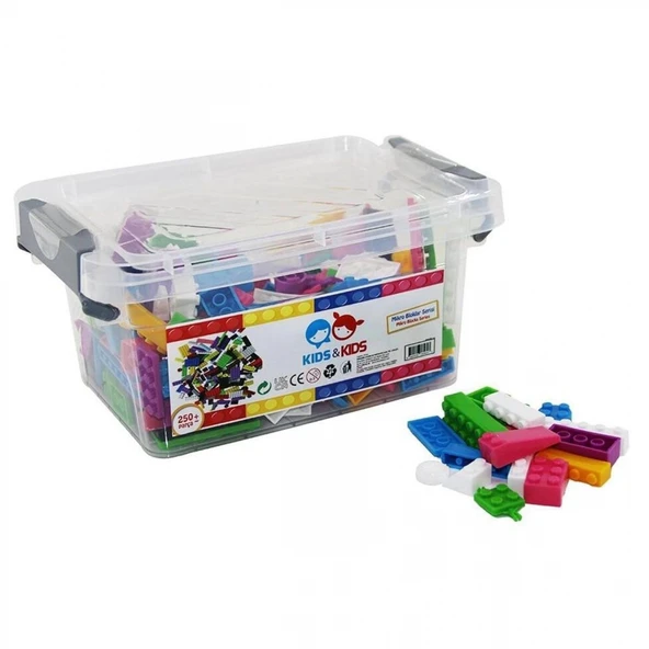 STR-112 KİDS KİDS 250 PARÇA MİKROBLOKLAR KOLİ 25 PK ürün görseli 1