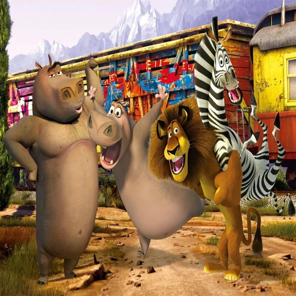 MG 709 MADAGASCAR PUZZLE 50 PRÇ - Resim 2