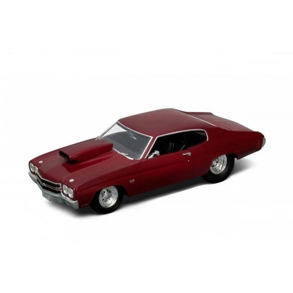 12537 WELLY 1 18 1970 CHEVROLET CHEVELLE ürün görseli 1