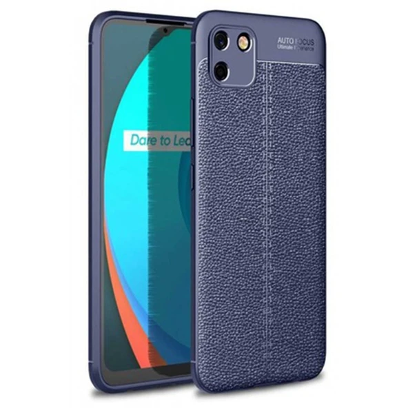 Realme C11 Kılıf Auto Focus Kapak - Lacivert ürün görseli 1