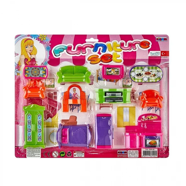 NZM-102 Nizam, Mini Furniture - Büyük Eşya Seti / +3 yaş ürün görseli 1