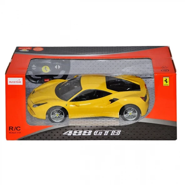 75600 1:14 Ferrari 488 GTB Uzaktan Kumandalı Işıklı Araba ürün görseli 1