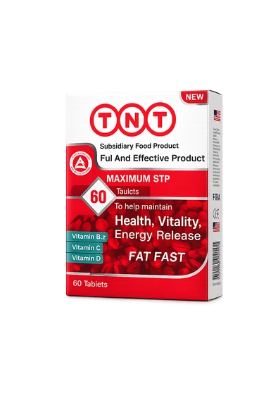 TNT Maximum STP 60 Tablet Günlük Enerji & Vitamin Destek Takviyesi ürün görseli 1