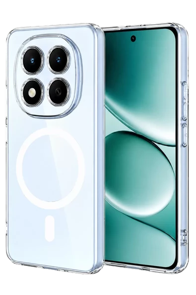 Newface Xiaomi Redmi Note 15 Pro 5G Combo Sert Şeffaf Magsafe Kapak - Şeffaf ürün görseli 1