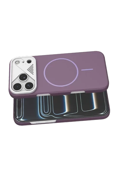 Joko Apple iPhone 17 Pro Max Export Magsafe Kapak - Mor - Resim 3