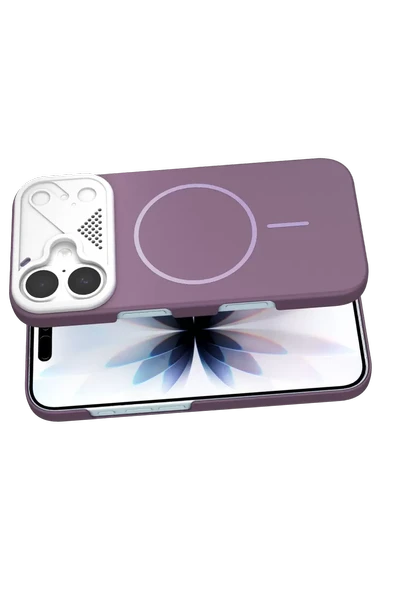 Joko Apple iPhone 17 Export Magsafe Kapak - Mor - Resim 3