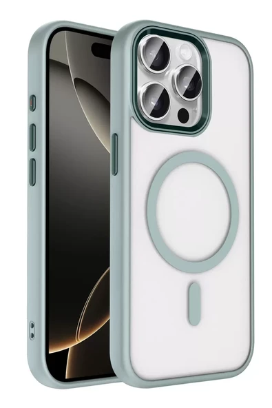 Joko Apple iPhone 15 Pro Max Terea Magsafe Kapak - Gri ürün görseli 1