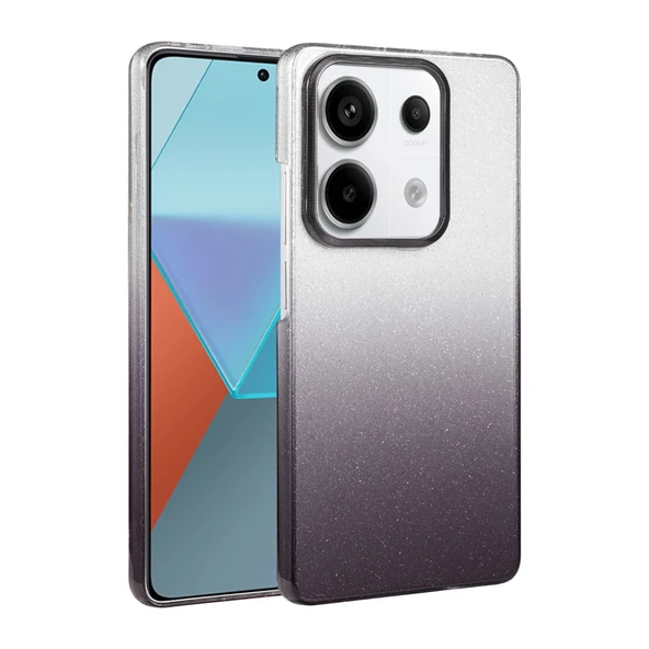 Xiaomi Redmi Note 13 Pro 4g Glossy Kapak - Siyah ürün görseli 1