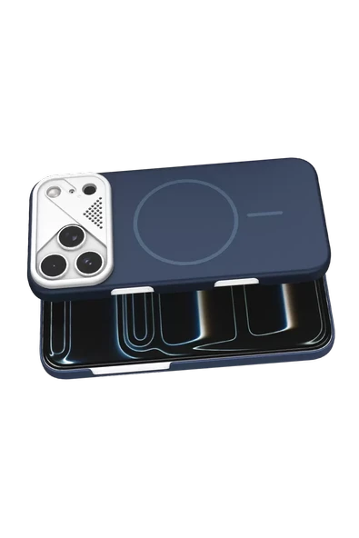 Joko Apple iPhone 17 Pro Max Export Magsafe Kapak - Lacivert - Resim 3