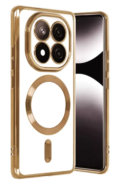 Newface Xiaomi Redmi Note 15 Pro Plus 5G Kross Magneticsafe Kapak - Gold ürün görseli 1