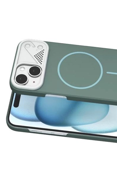 Joko Apple iPhone 14 Export Magsafe Kapak - Turkuaz - Resim 2