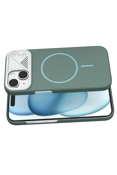 Joko Apple iPhone 14 Export Magsafe Kapak - Turkuaz - Resim 3