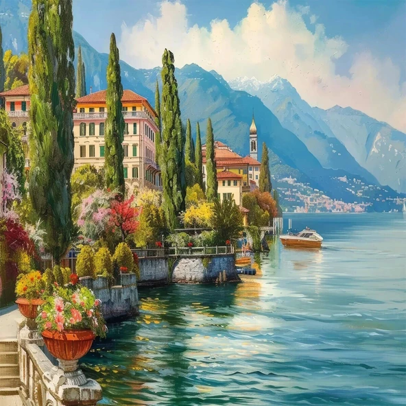 20796 PUZZLE 1000 İTALİAN LANDSCAPE - Resim 2